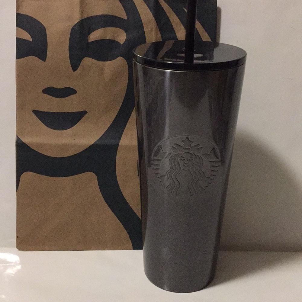 Starbucks 2019 Black Gradient Glitter Tumbler